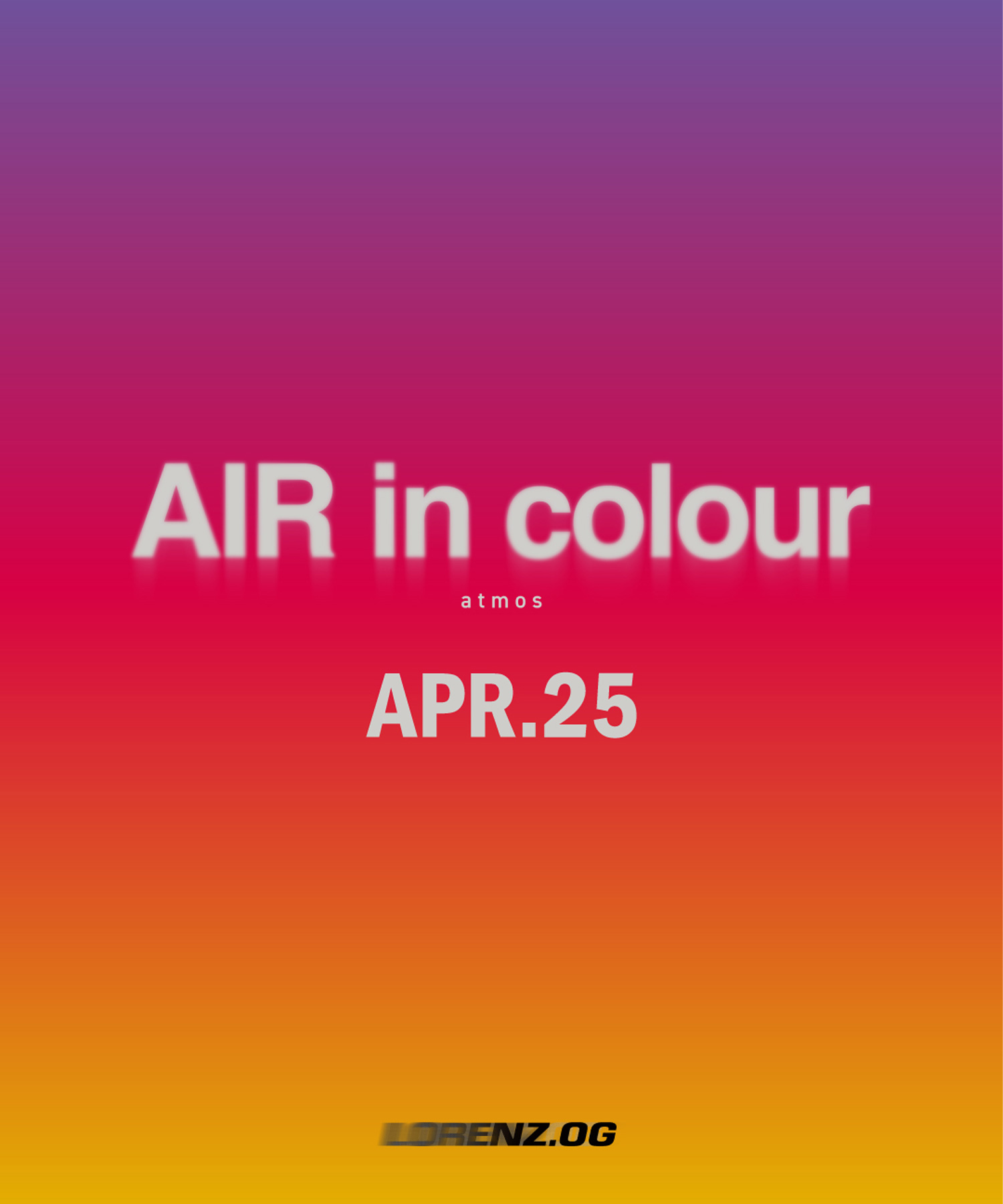 「AIR in colour atmos」トークイベント