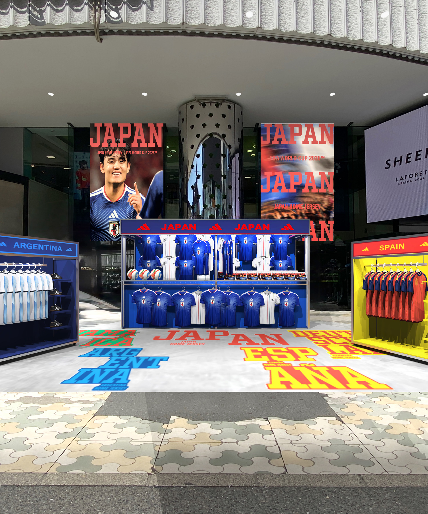 アディダス FIFAワールドカップストア at ラフォーレハラジュク 6/11(水)-6/21(木)