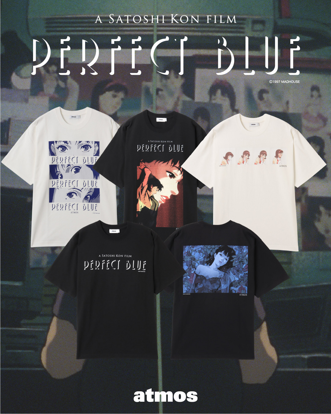 PERFECT BLUE x atmos T-Shirts Collection