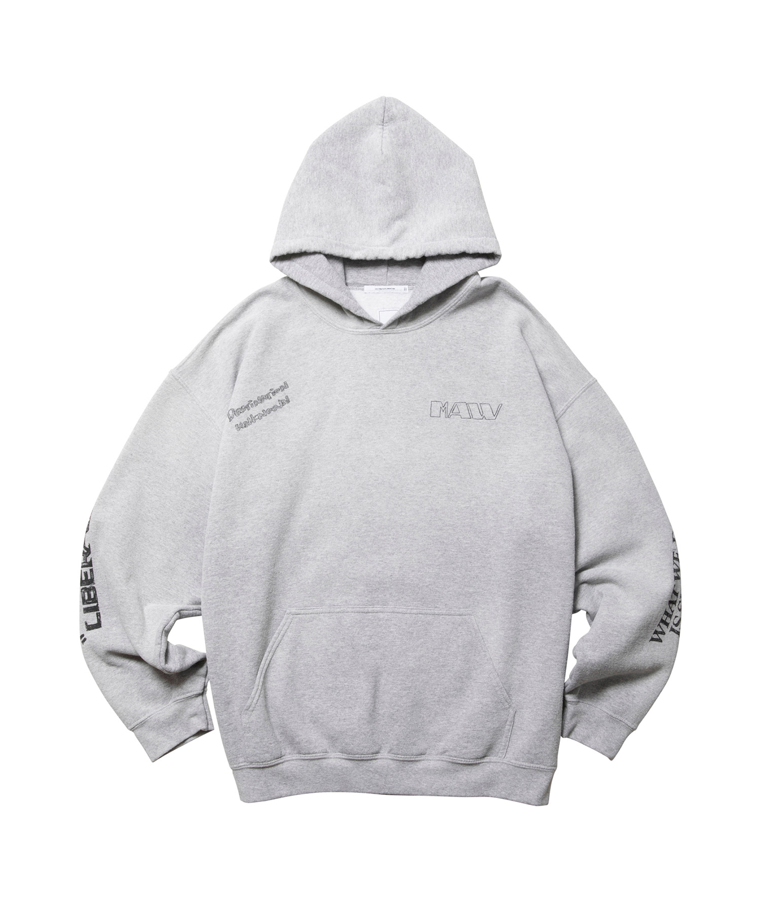 LIBERAIDERS HANDWRITING PRINT HOODIE