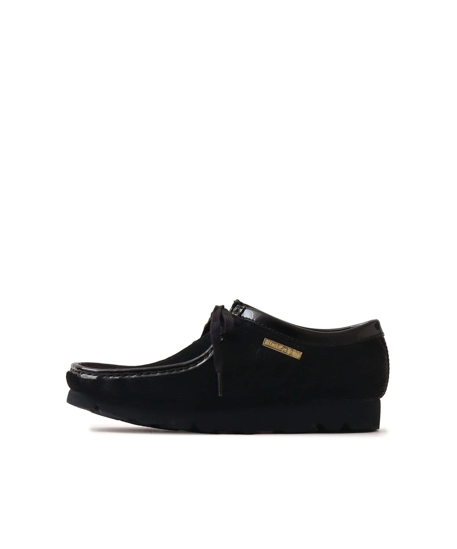 Clarks Wallabee Black Hair On BLACK EYE PATCH atmos