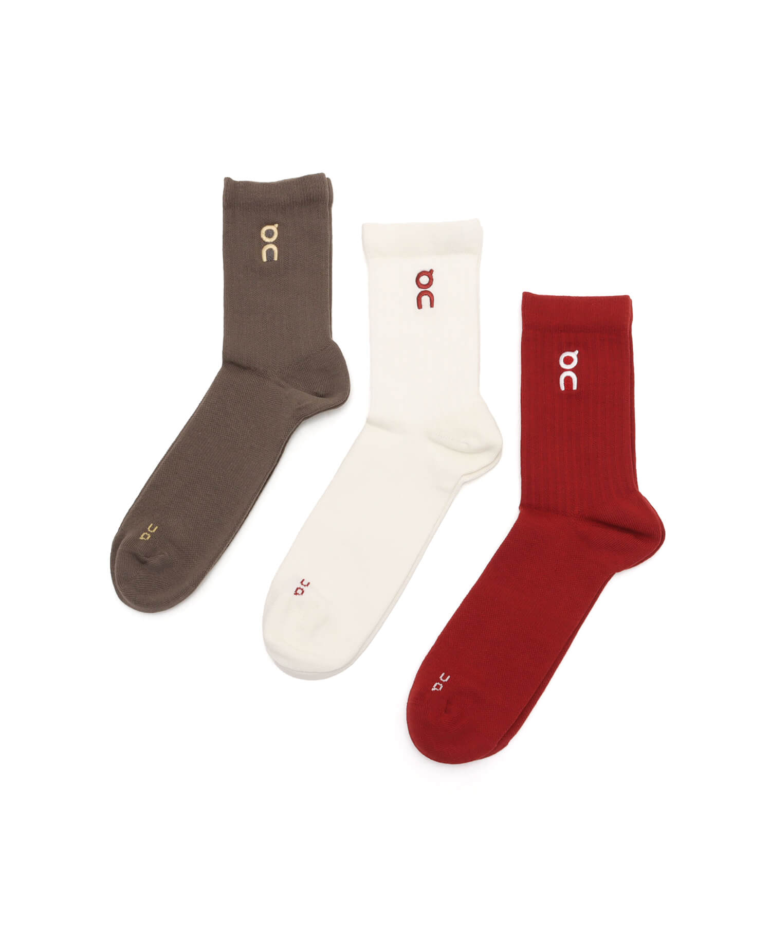 On Embroidered Logo Sock 3P 1 U