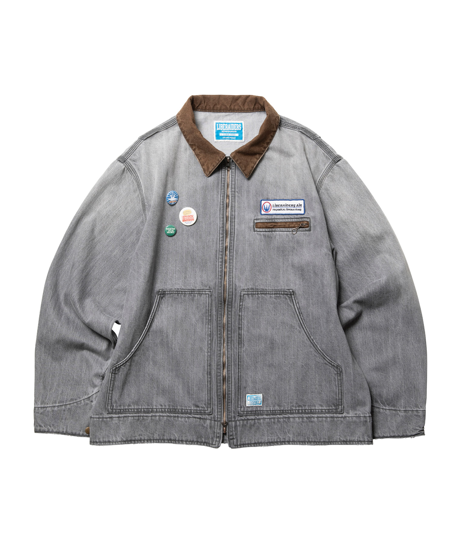 LIBERAIDERS DENIM WORK JACKET