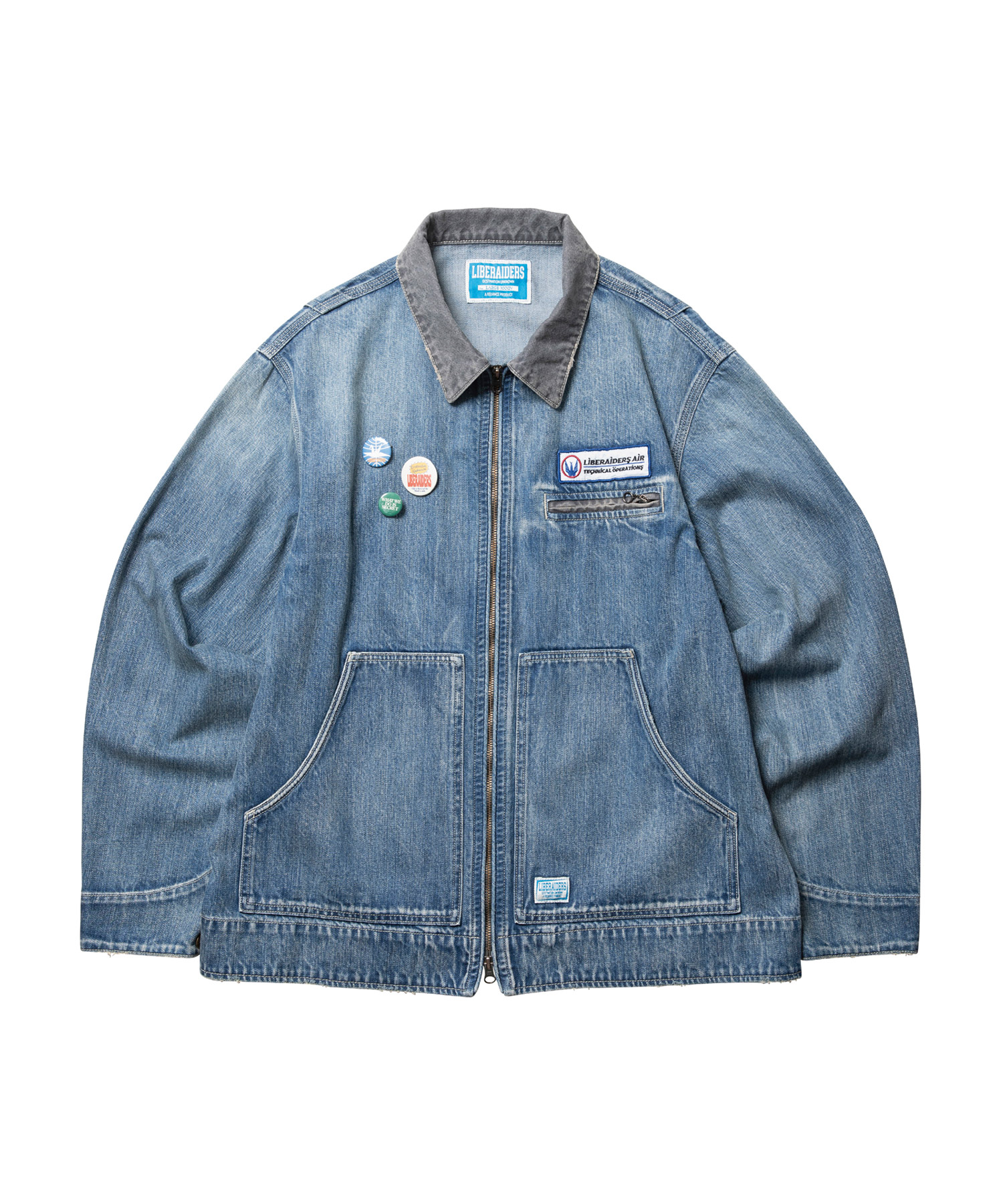 LIBERAIDERS DENIM WORK JACKET