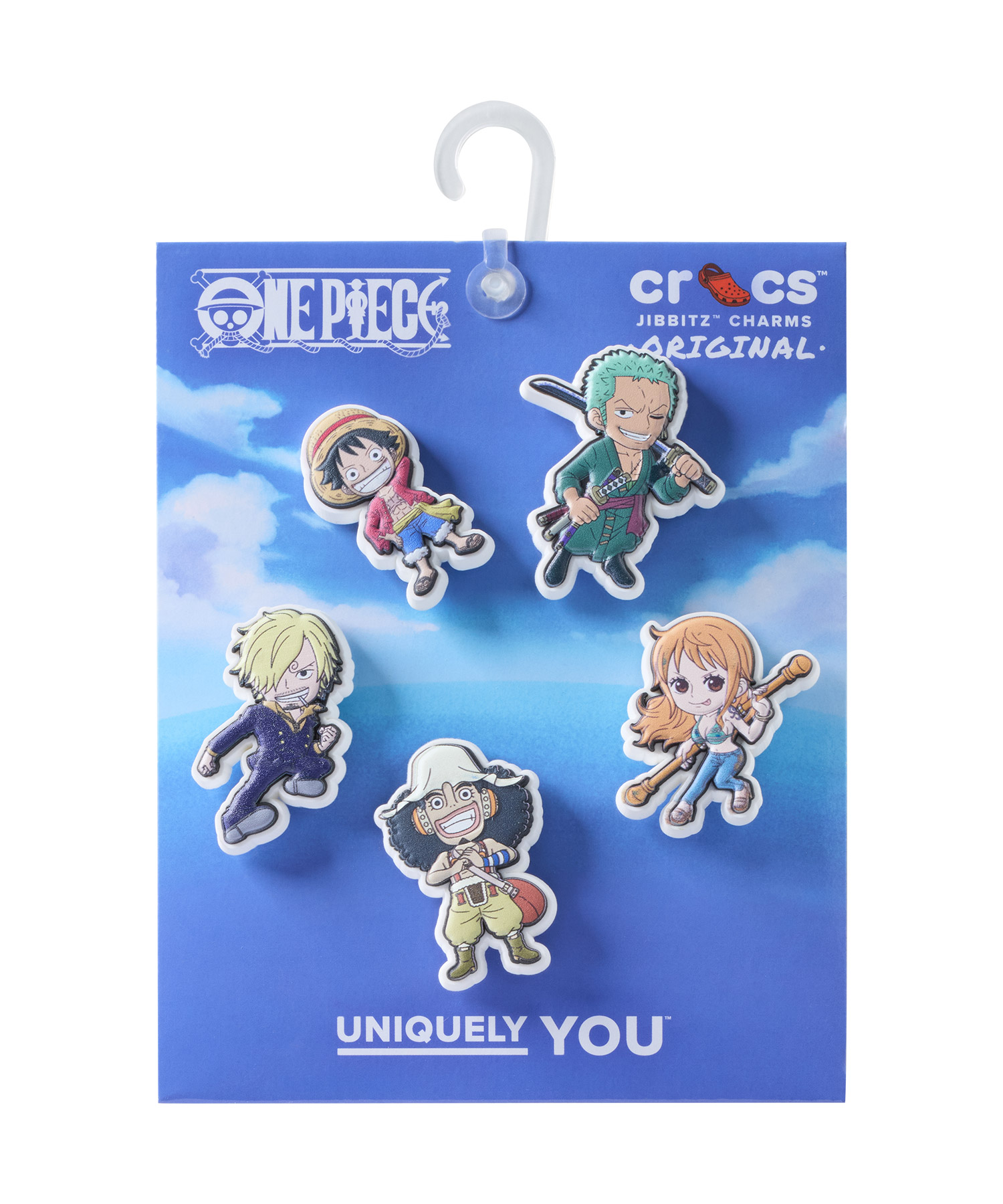 crocs One Piece 5Pck