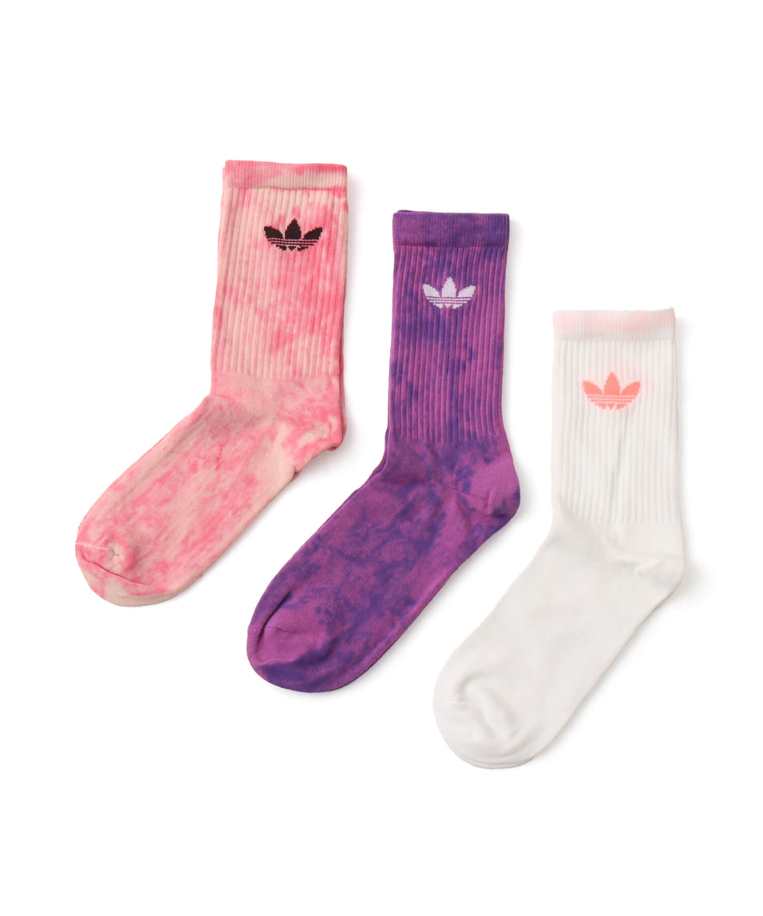 adidas TIE DYE CREW SOCKS 3 PAIRS