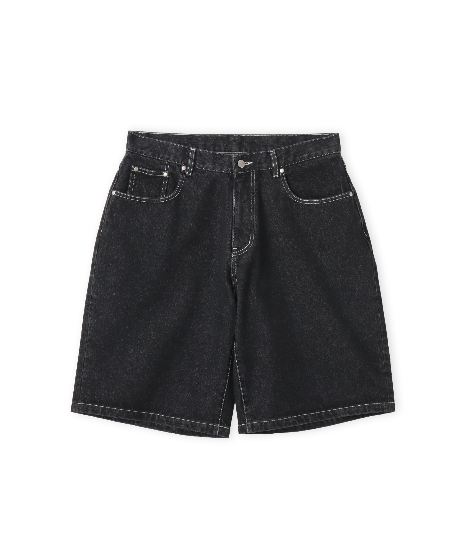 TOKYO 23 Baggy Denim Short Pants BLACK