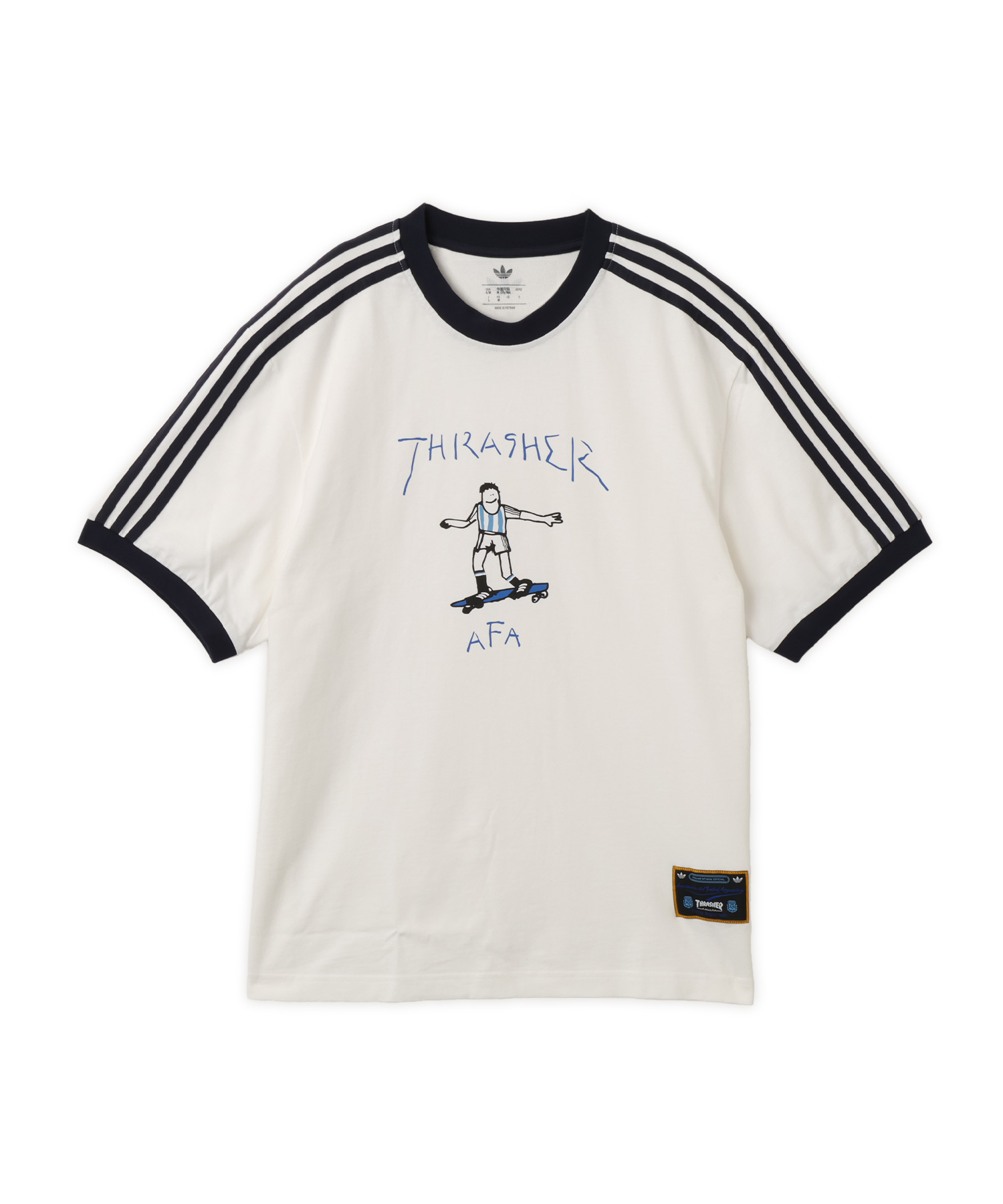 adidas THRASHER x AFA ARGENTINA GONZ RINGER TEE