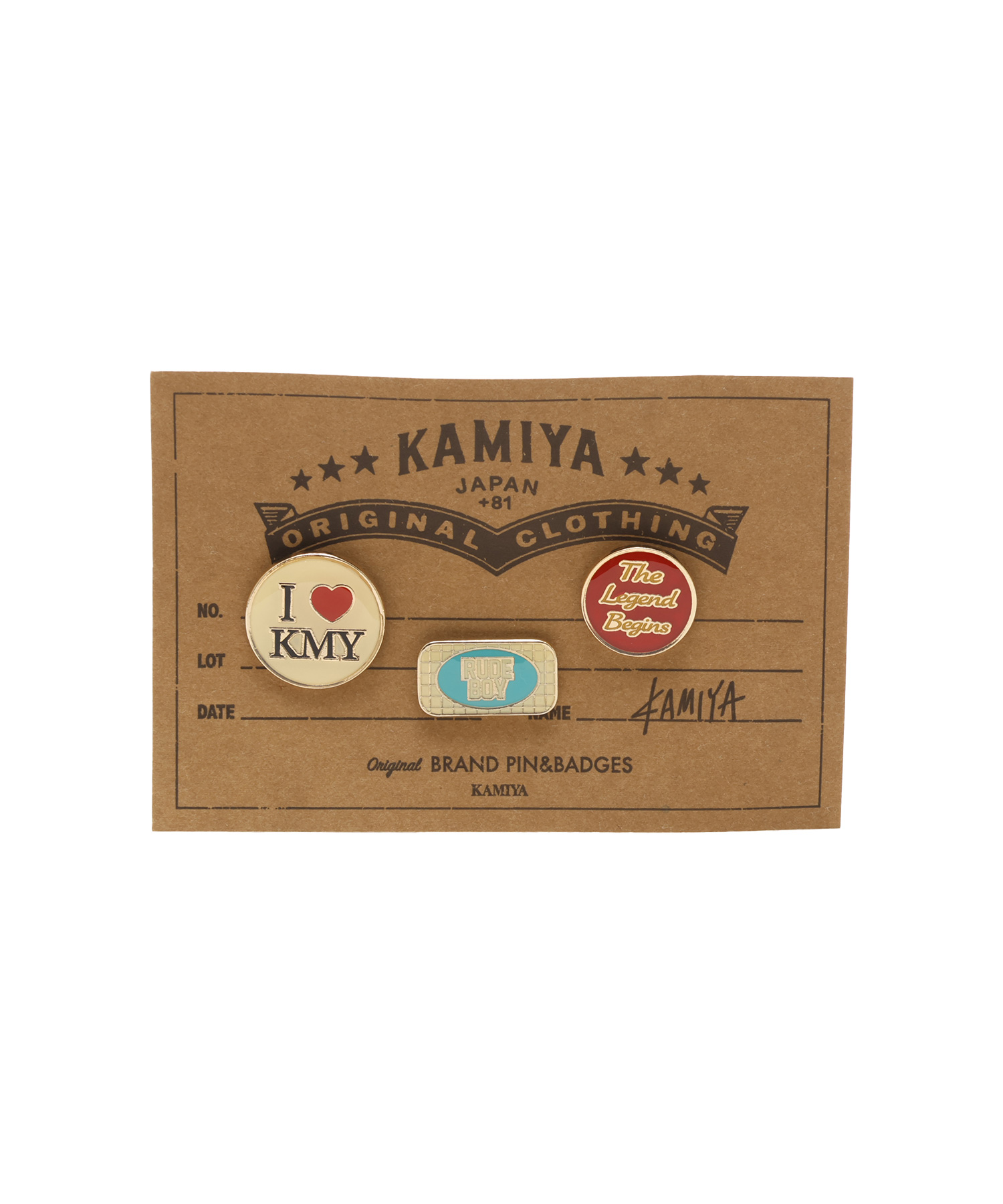 KAMIYA Original Pin 3P (2)