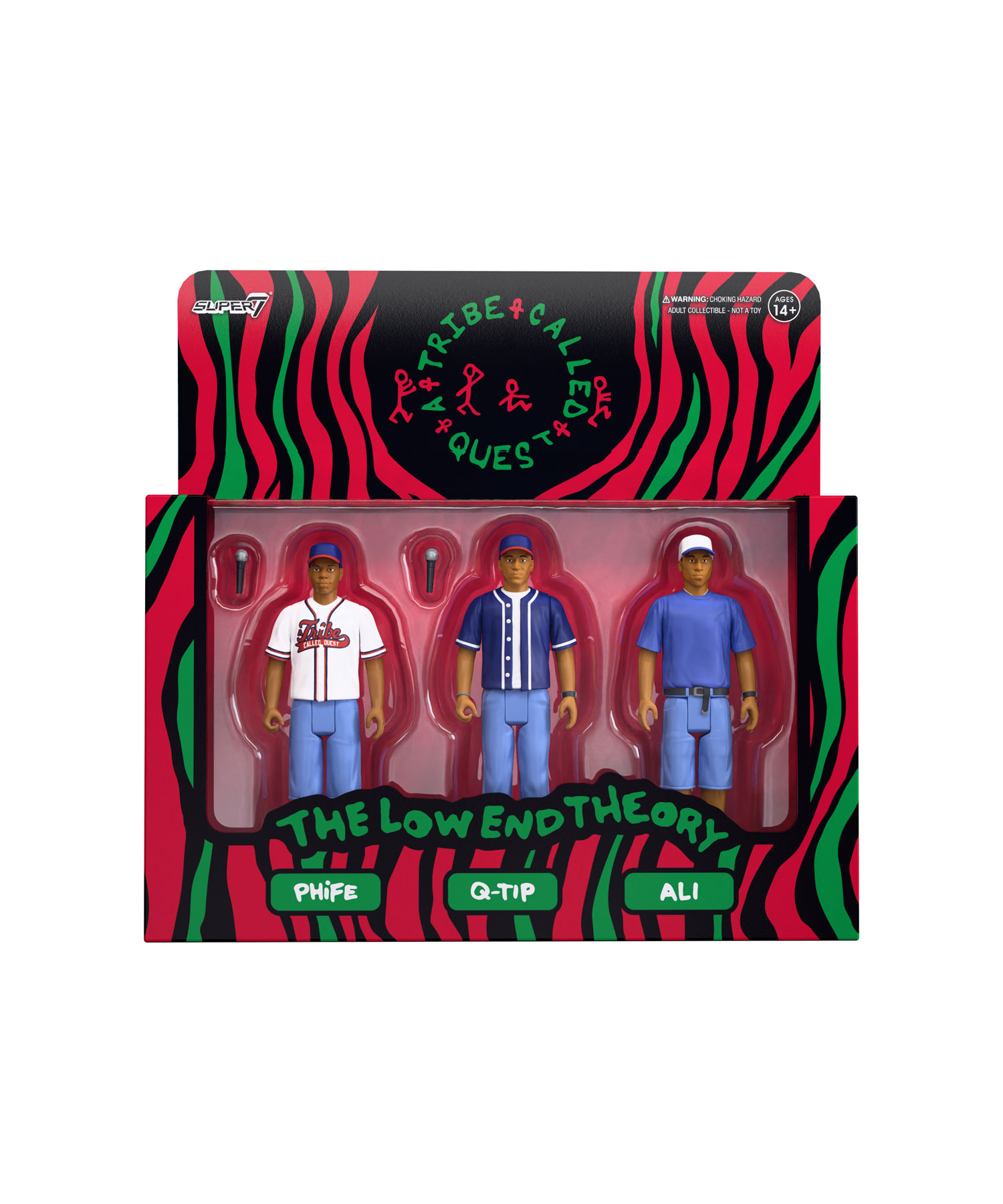 SUPER7 A TRIBE CALLED QUEST ReAction Figures Wave 02 