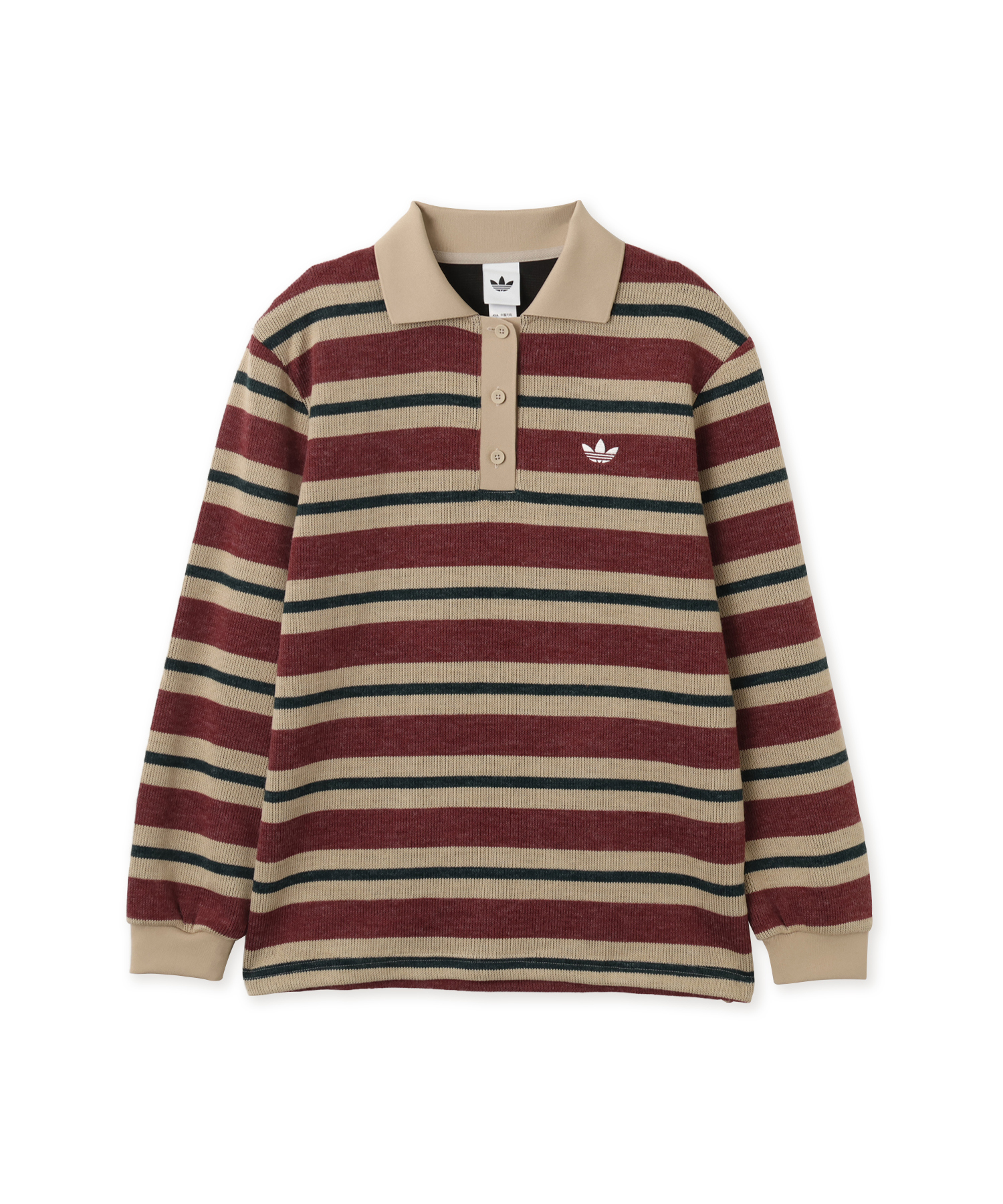 adidas STRIPE KNITTED POLO