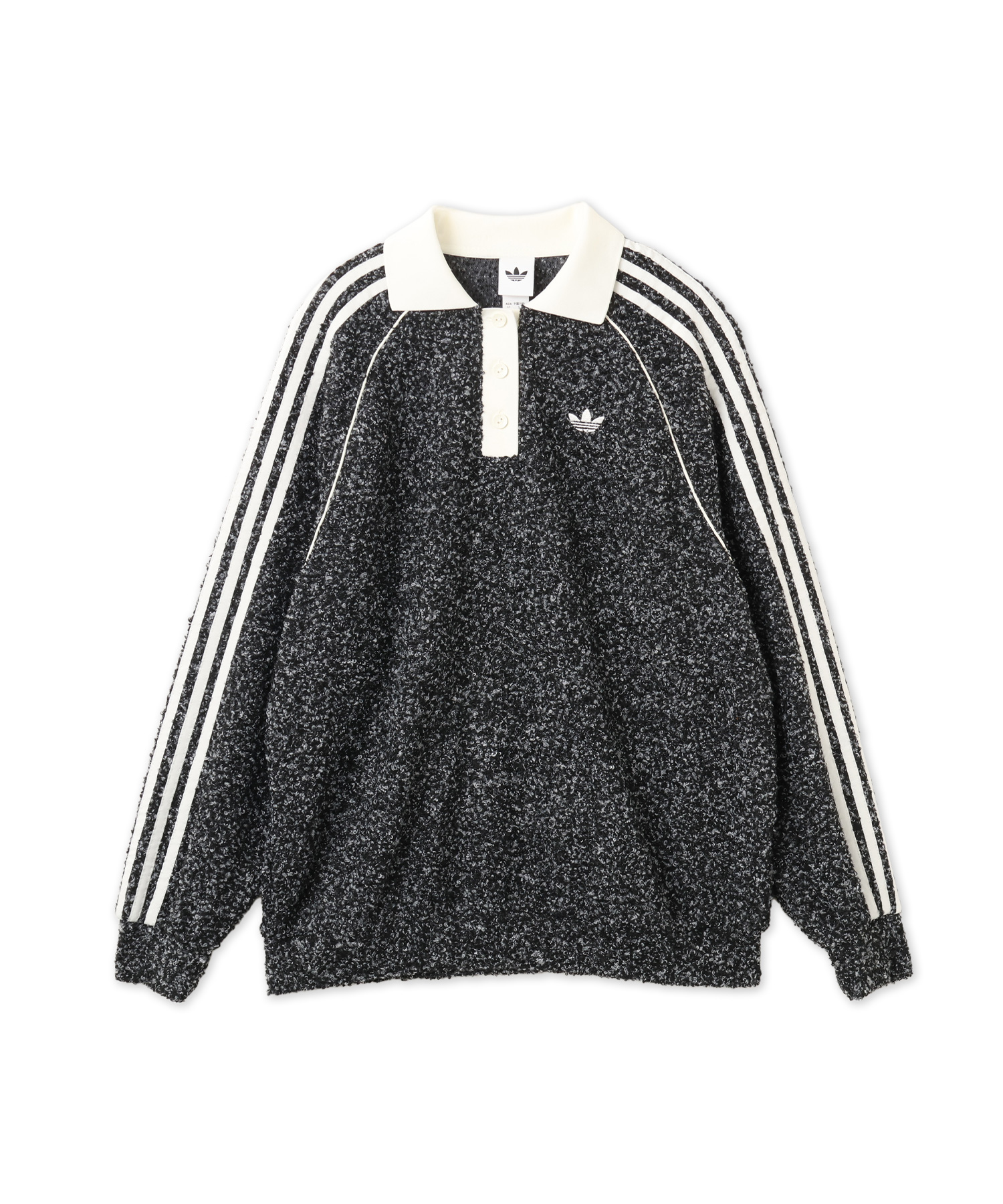 adidas BOUCLE OVERSIZED POLO CREW
