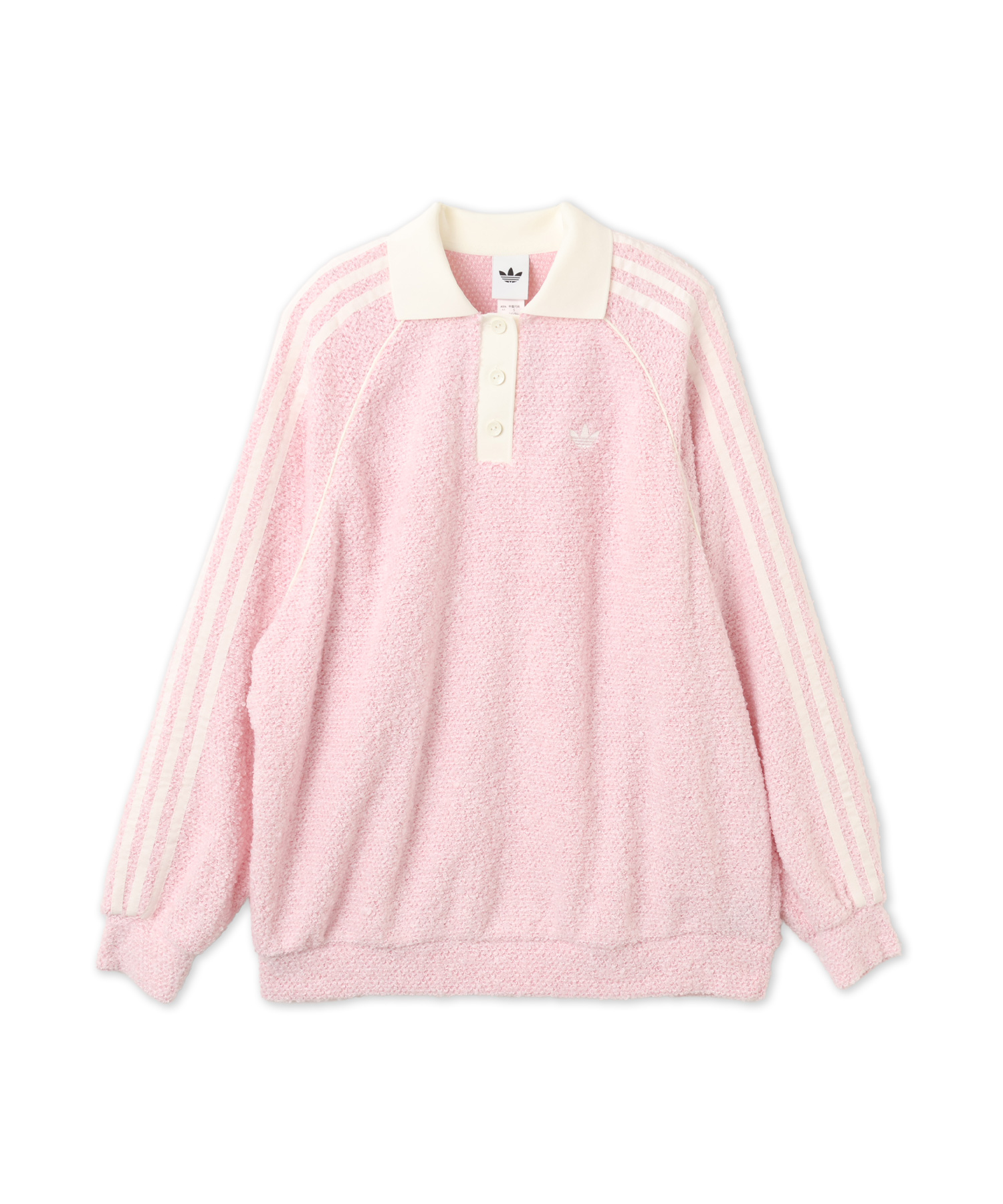adidas BOUCLE OVERSIZED POLO CREW