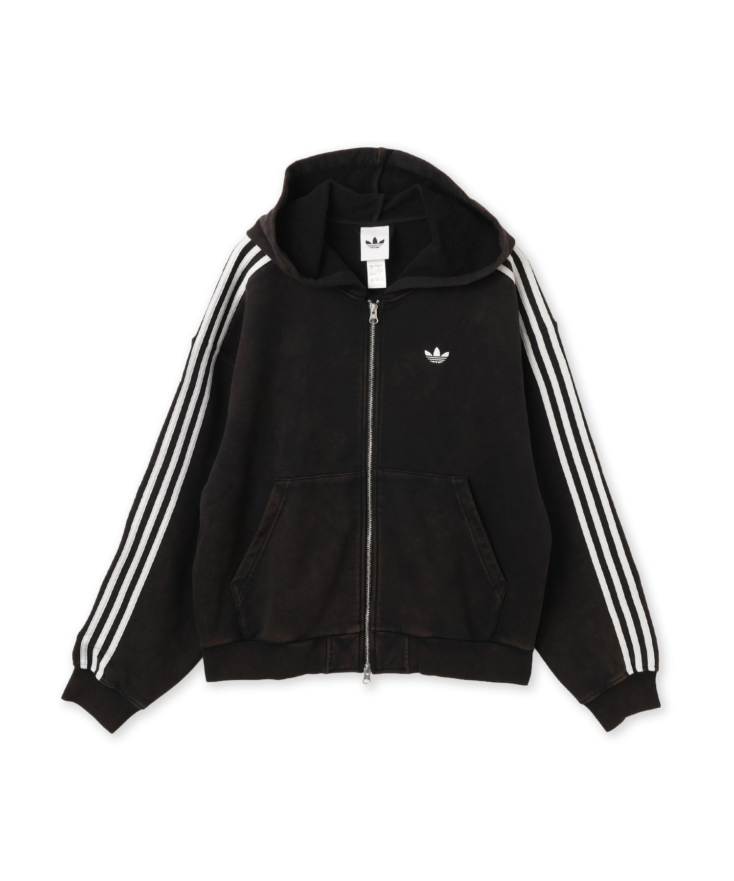 adidas WASHED ZIP UP HOODIE