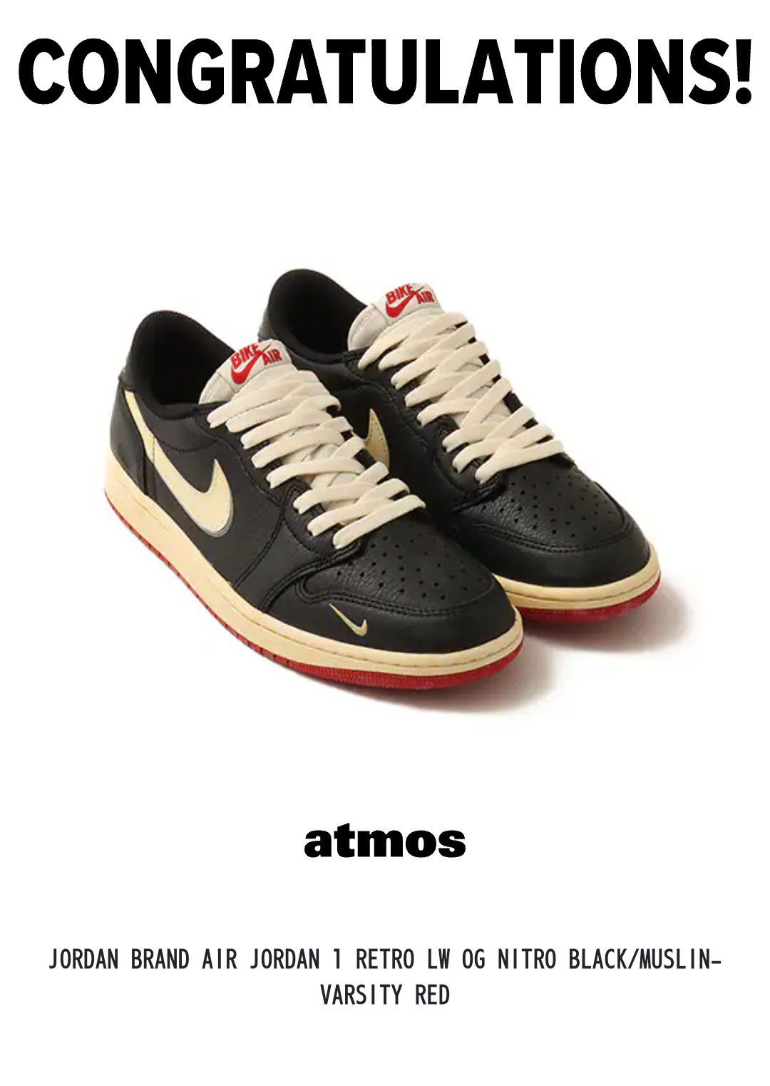 AIR JORDAN1 レトロ　LW OG NITRO 新品 JORDAN BRAND AIR JORDAN 1 RETRO LW OG NITRO