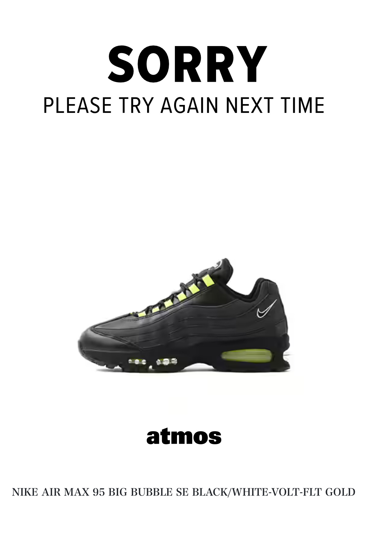 NIKE AIR MAX 95 BIG BUBBLE SE 