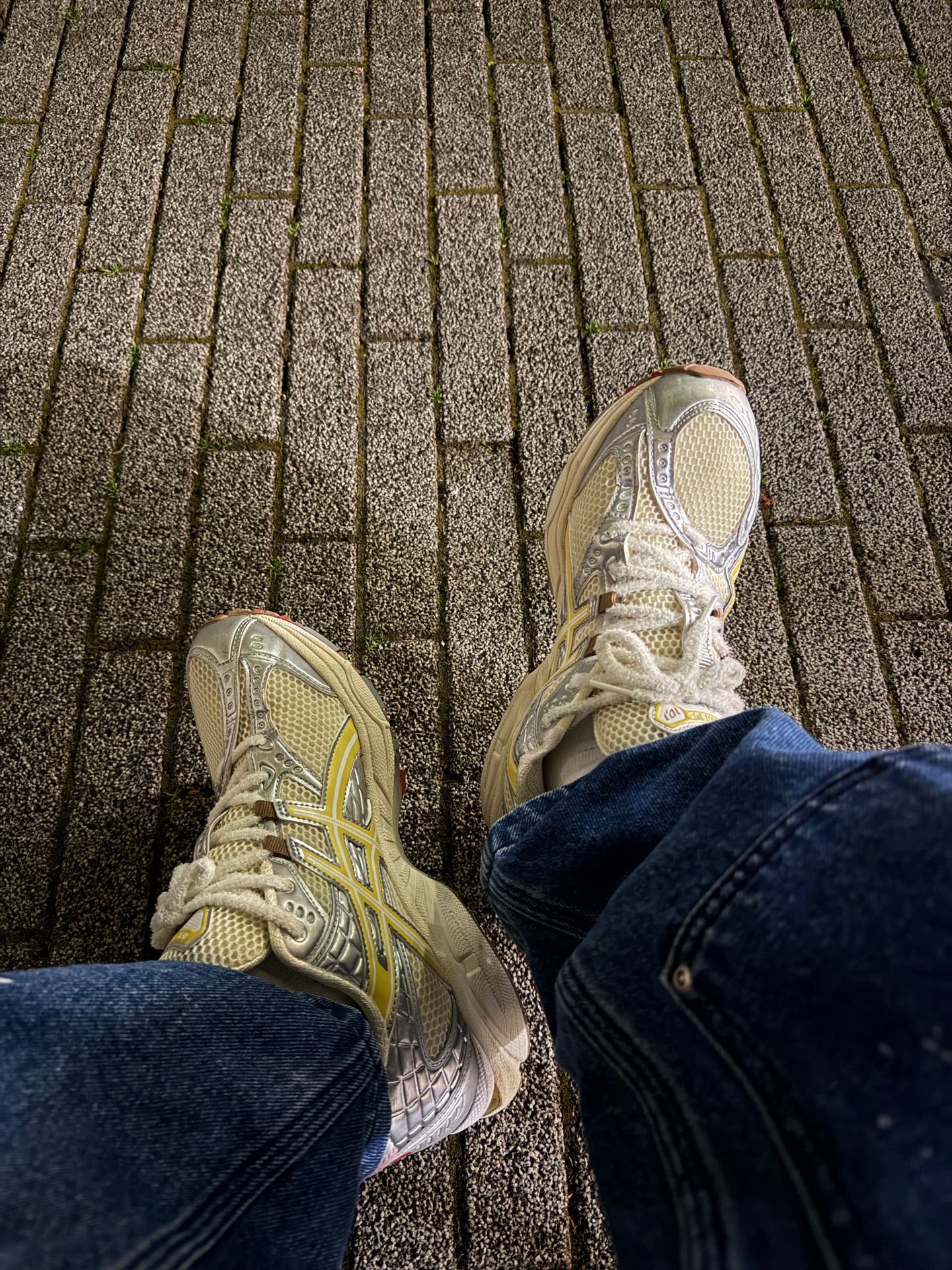 asics GEL-NIMBUS 10.1 atmos IVORY/PINEAPPLE SLICE（アシックス ゲル