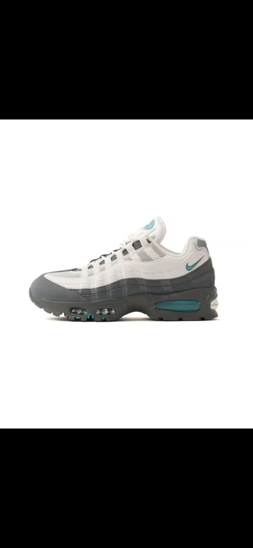 NIKE AIR MAX 95 BIG BUBBLE BLACK/WHITE-MEDIUM ASH-DK PEWTER